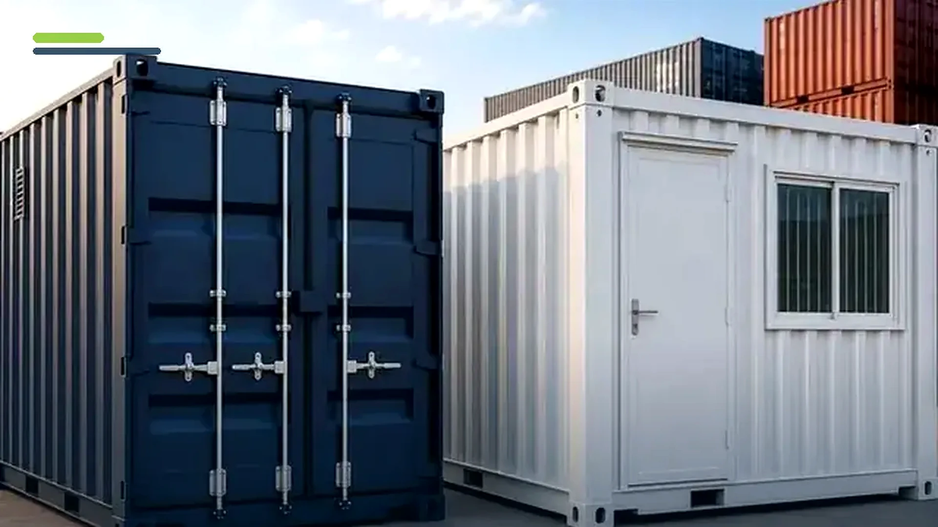 Imagem sobre compra de container marítimo novo ou usado
