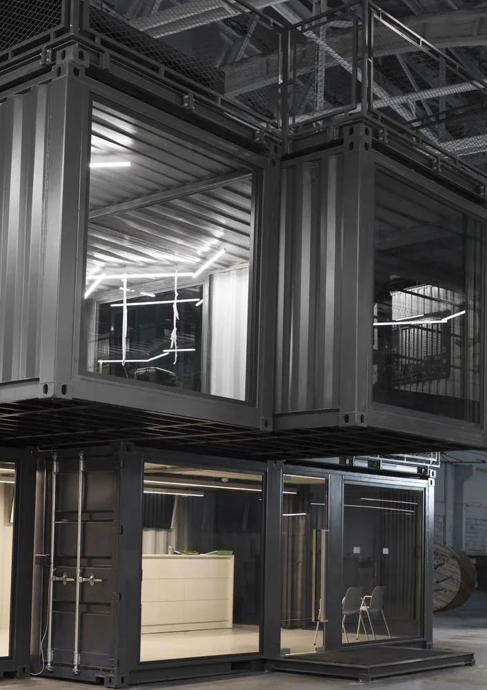 Estrutura modular em containers da IGWT